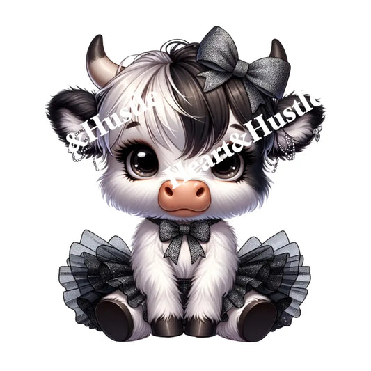 Highland Cow Black TuTu