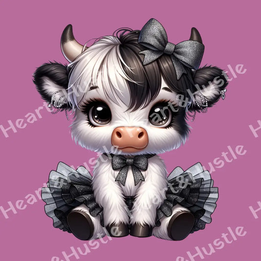 Highland Cow Black TuTu