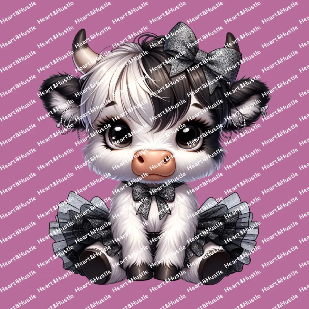 Highland Cow Black TuTu