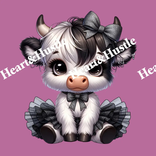 Highland Cow Black TuTu