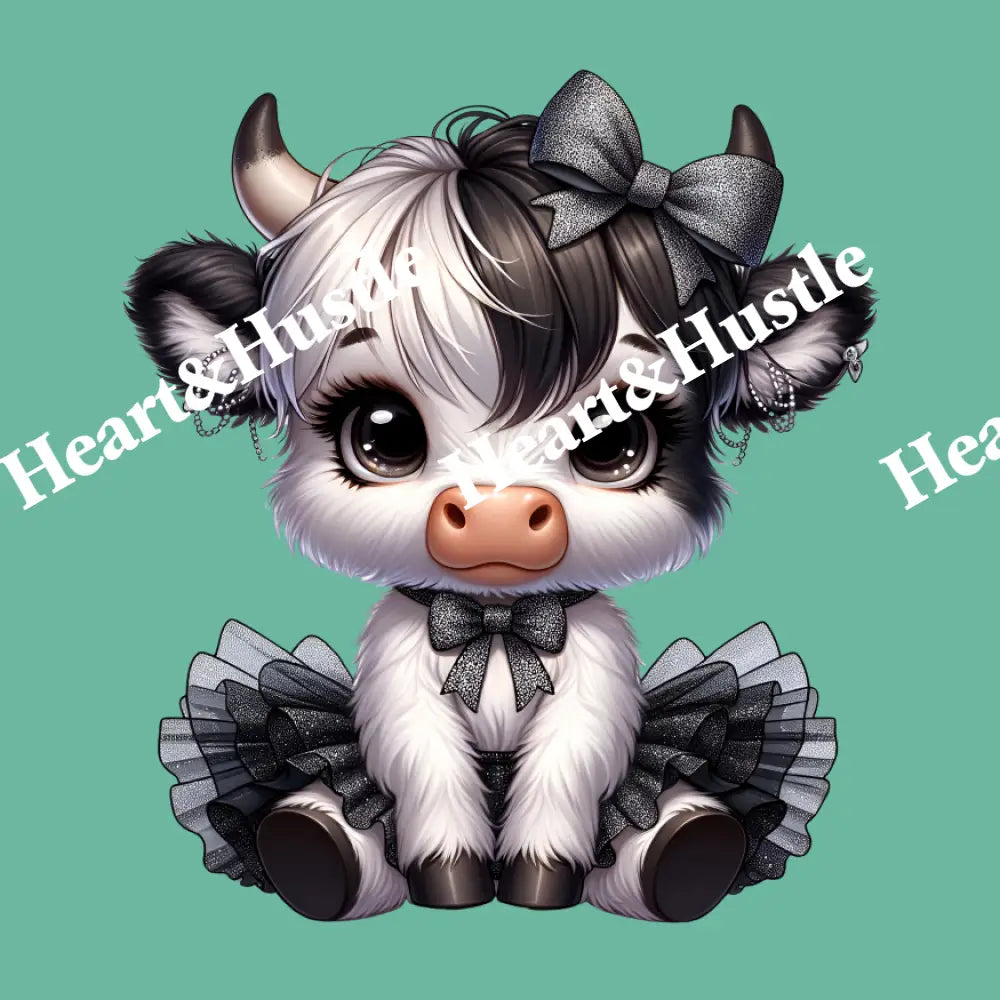 Highland Cow Black TuTu