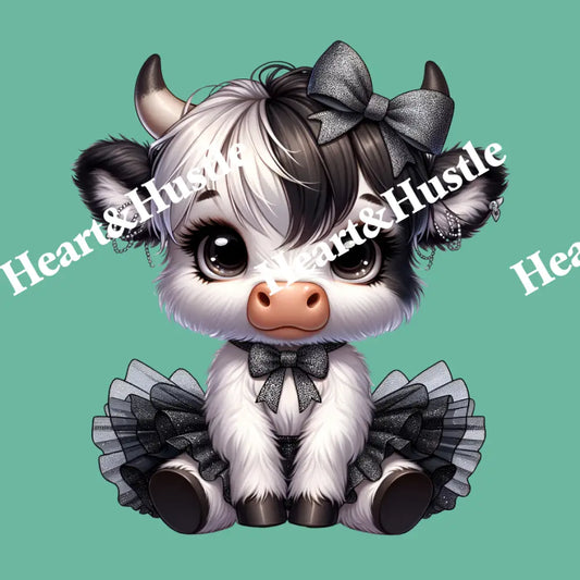 Highland Cow Black TuTu