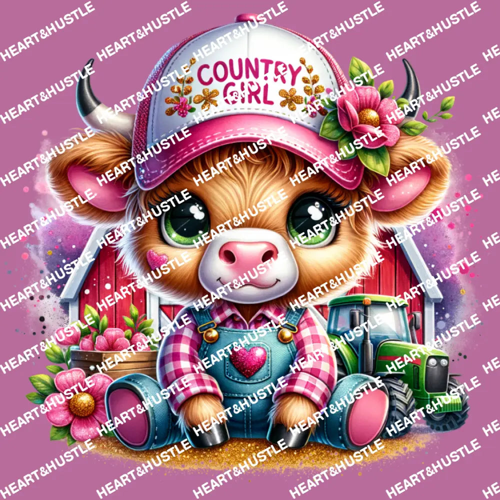 Highland Cow Country Girl