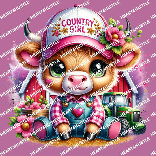 Highland Cow Country Girl