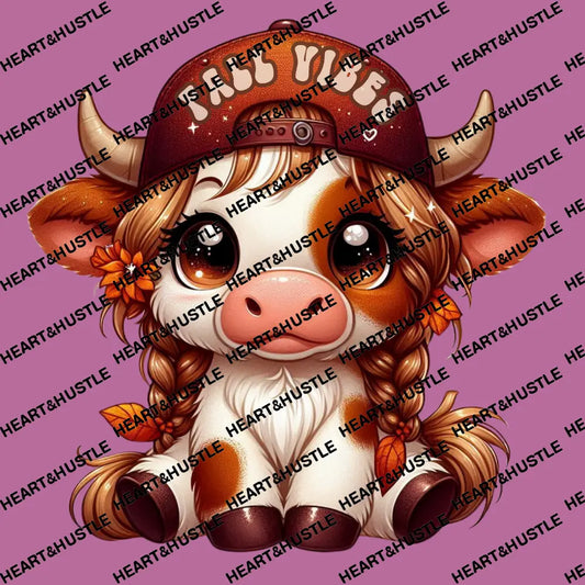 Highland Cow Fall Vibes