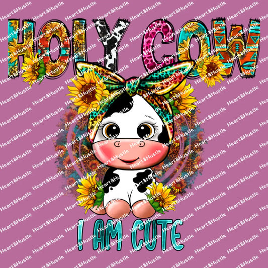 Highland Cow Holy Cow I Am Cute