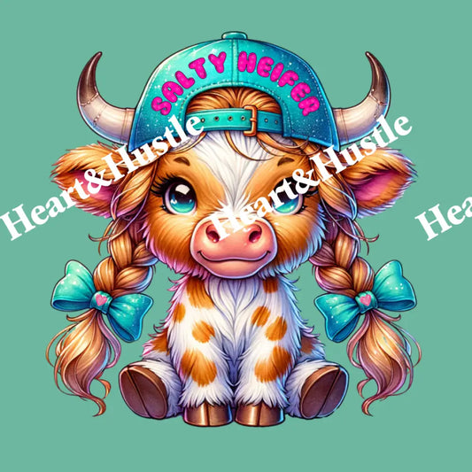 Highland Cow Salty Heifer
