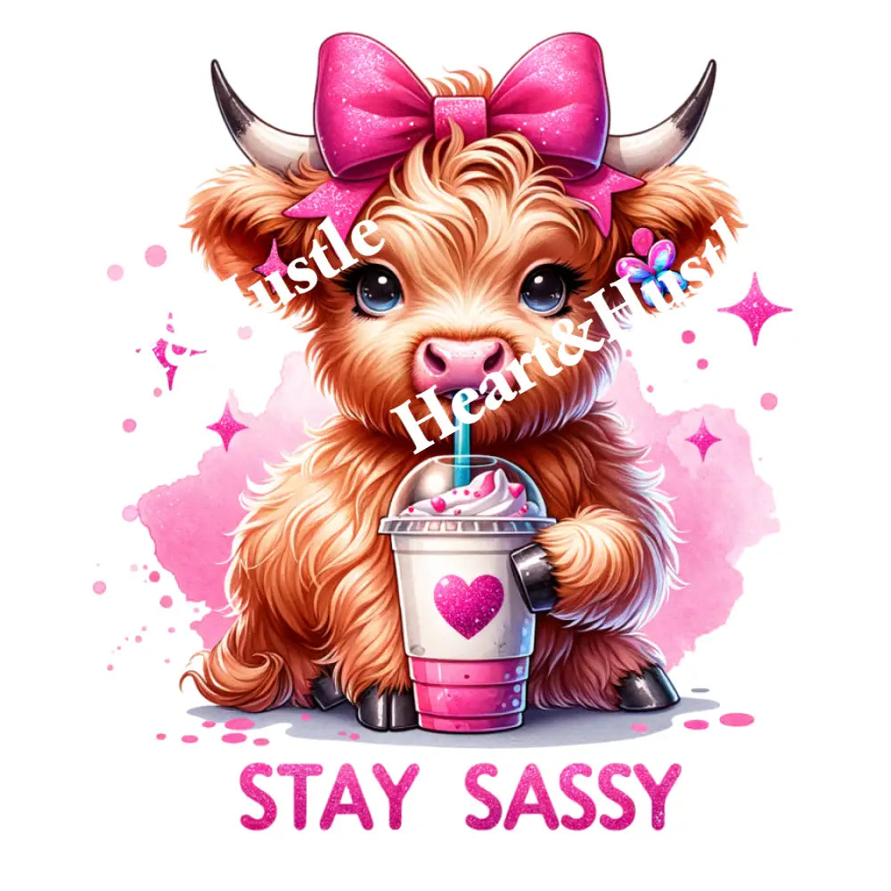 Highland Cow Stay Sassy