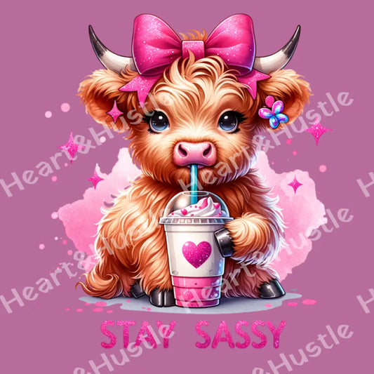 Highland Cow Stay Sassy