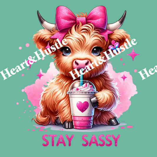 Highland Cow Stay Sassy