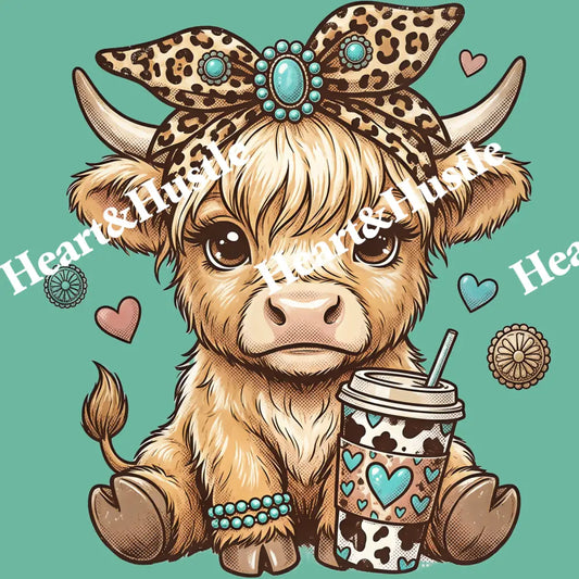 Highland Cow Western Coffee