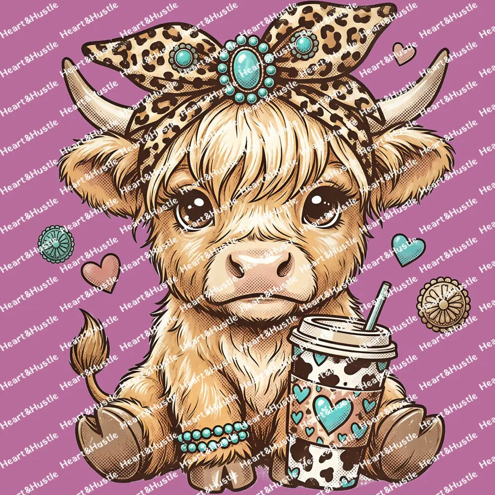 Highland Cow Western Coffee