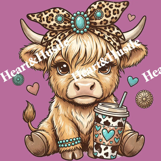 Highland Cow Western Coffee