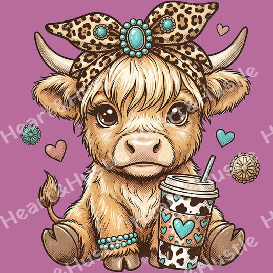 Highland Cow Western Coffee
