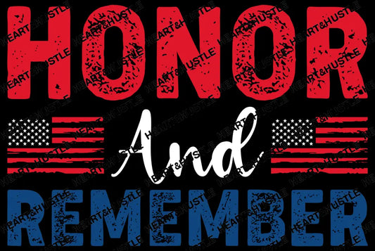 Honor And Remember