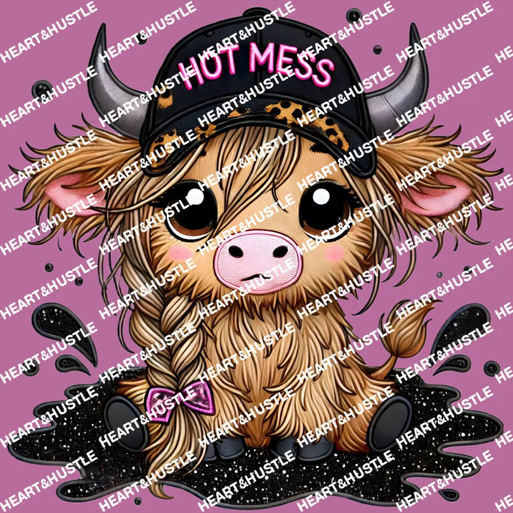 Hot Mess Highland Cow