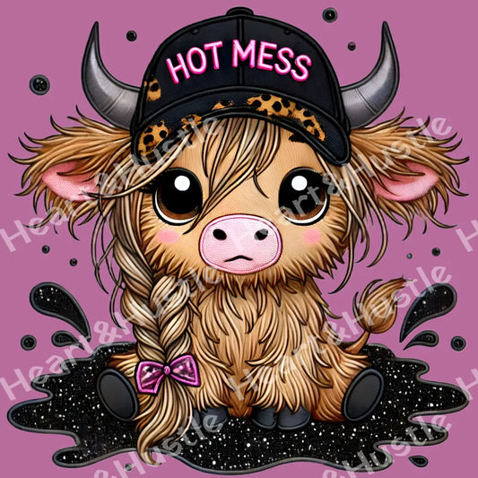 Hot Mess Highland Cow