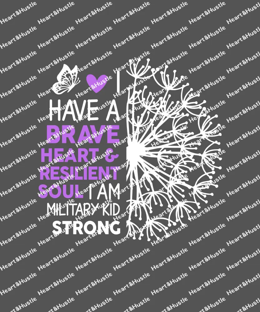 I Have a brave heart White
