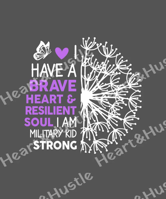 I Have a brave heart White