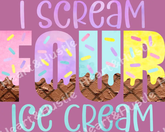 I Scream Four Ice Cream