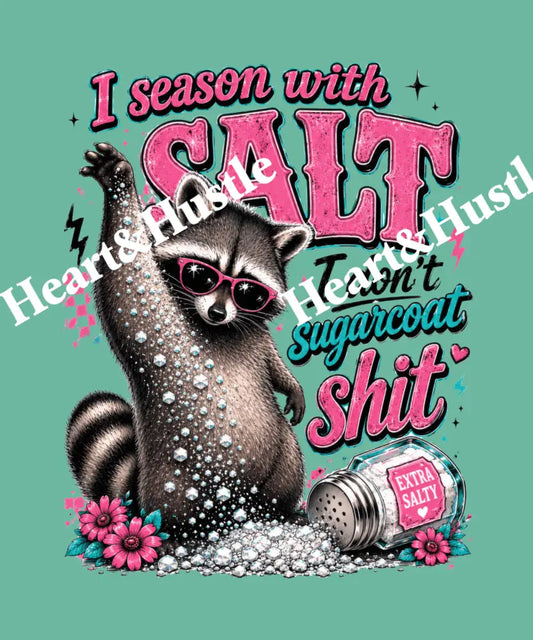 I Season With Salt Black