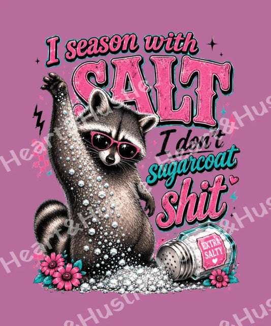 I Season With Salt Black