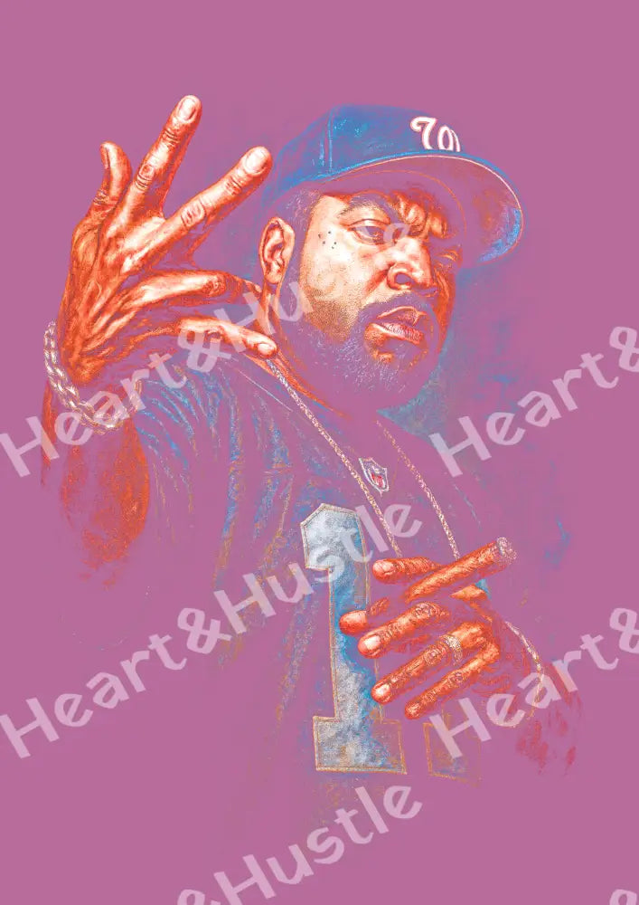 Ice Cube 2 Halftone