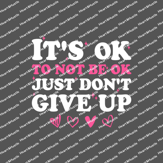 It’s Ok Not To Be Ok White