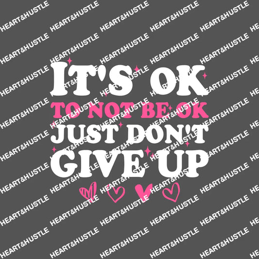 It’s Ok Not To Be Ok White