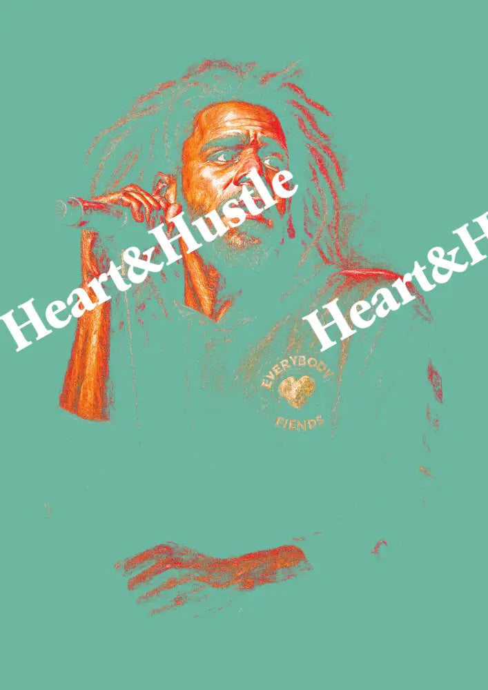 J Cole Halftone