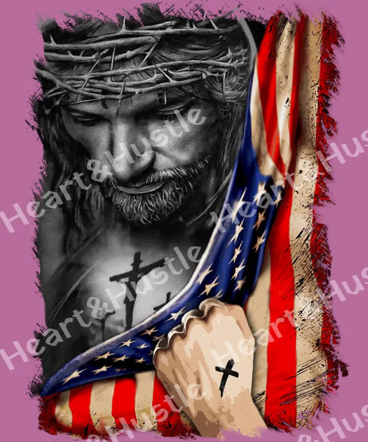 Jesus and American Flag