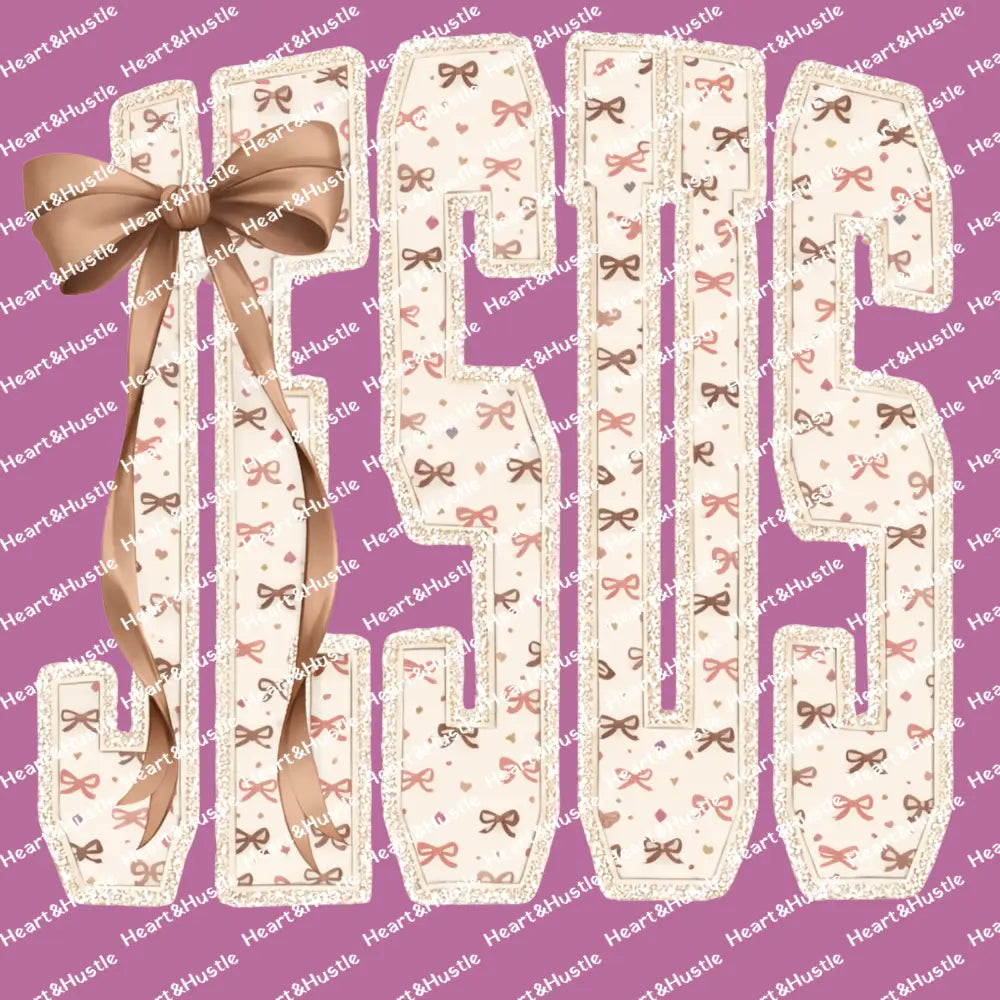 Jesus With Bows