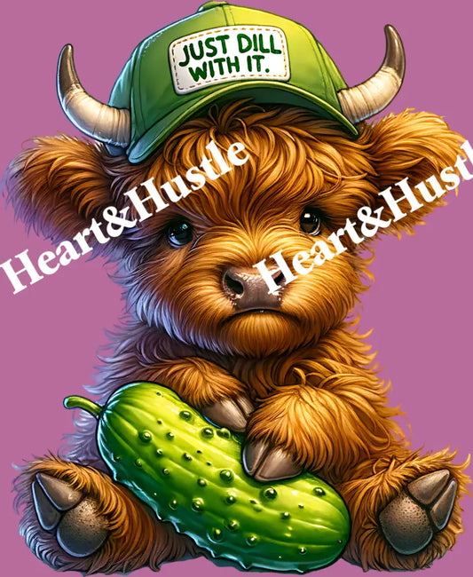 Just Dill With It Highland Cow