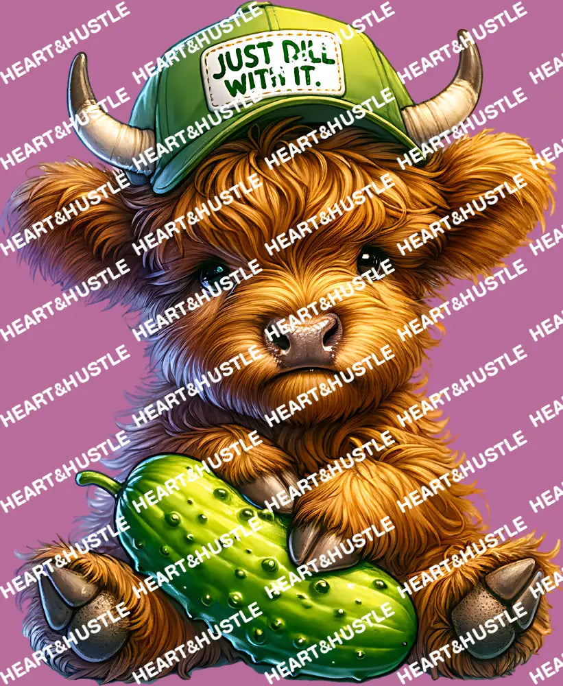 Just Dill With It Highland Cow