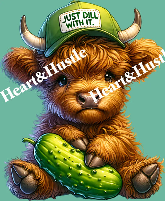 Just Dill With It Highland Cow