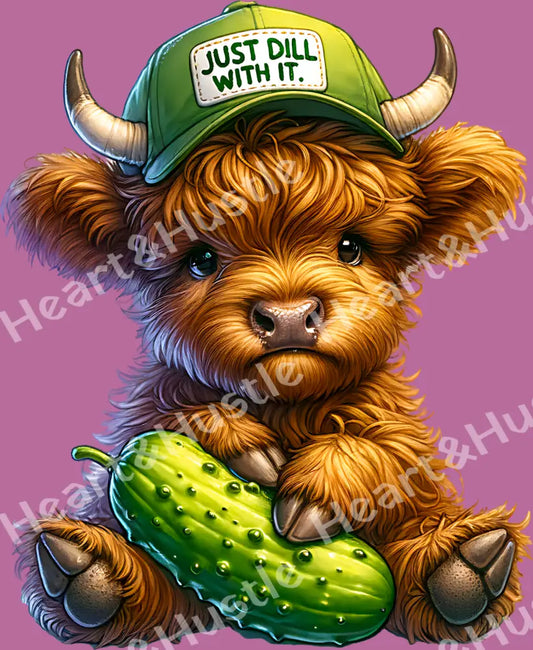 Just Dill With It Highland Cow