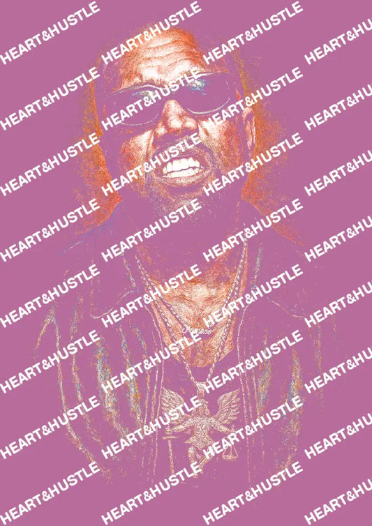 Kanye Halftone