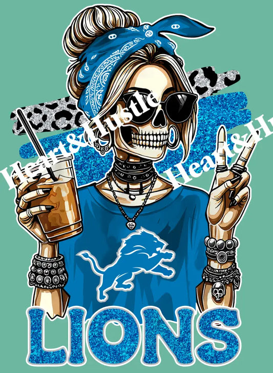 Lions Skully Girl