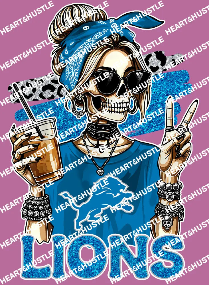 Lions Skully Girl
