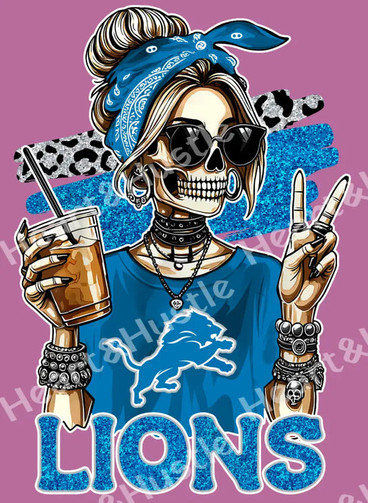 Lions Skully Girl