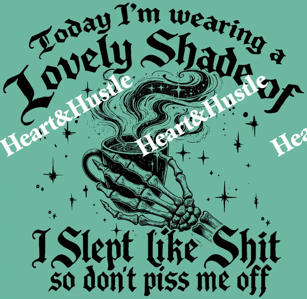 Lovely Sade of I Slept Like Shit Black