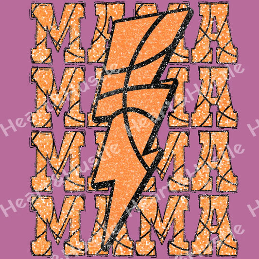 Mama Basketball Lightning bolt