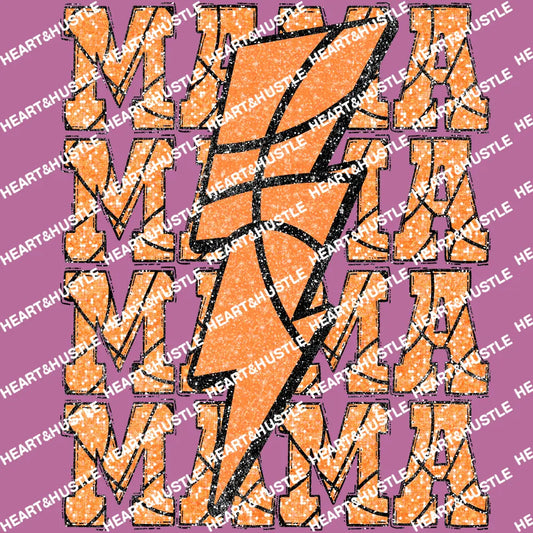 Mama Basketball Lightning bolt