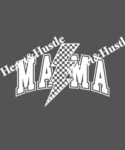 Mama Lightning bolt White