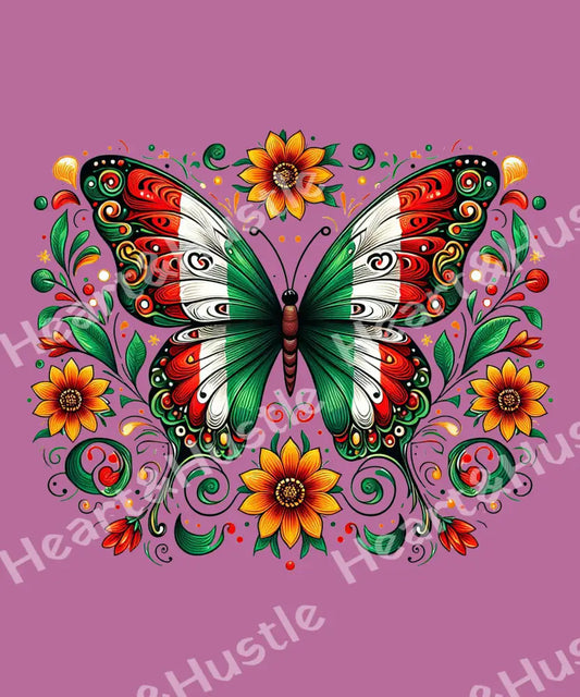 Mexican Butterfly Flag