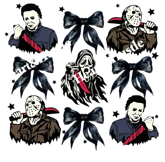 Micheal Jason Ghostface and Bows