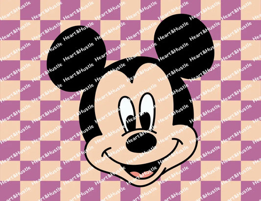 Mickey Mouse Checkered