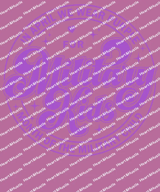 Military Kids Purple