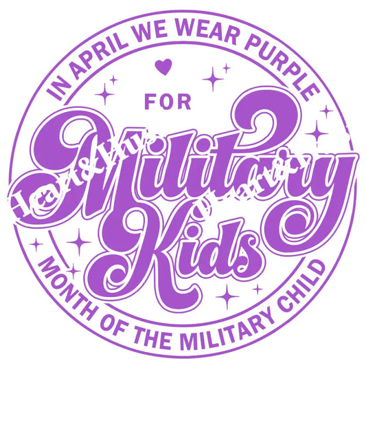 Military Kids Purple