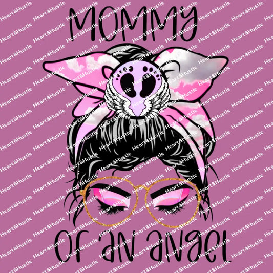 Mommy Of An Angel Pink